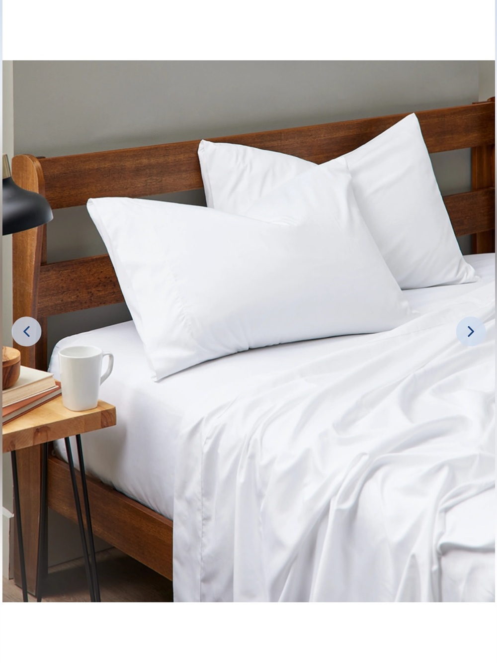 COSY HOUSE COLLECTION  Standard Luxury Pillowcases Bamboo Viscose Blend - White